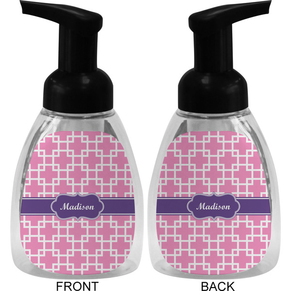 Linked Squares Foam Soap Bottle (Front & Back)