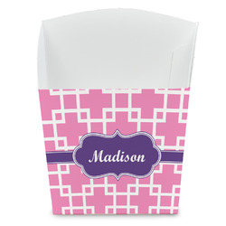 Linked Squares French Fry Favor Boxes (Personalized)
