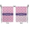 Linked Squares Garden Flag - Double Sided Front and Back