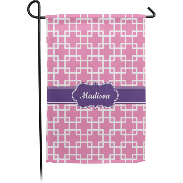 Custom Linked Squares Garden Flag (Personalized)