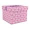 Linked Squares Gift Boxes with Lid - Canvas Wrapped - Large - Front/Main