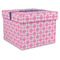 Linked Squares Gift Boxes with Lid - Canvas Wrapped - X-Large - Front/Main