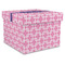 Linked Squares Gift Boxes with Lid - Canvas Wrapped - XX-Large - Front/Main