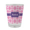 Linked Squares Glass Shot Glass - 1.5 oz - Single (Personalized)