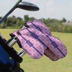 Linked Squares Golf Club Iron Cover - Set of 9 (Personalized)