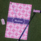 Linked Squares Golf Towel Gift Set (Personalized)