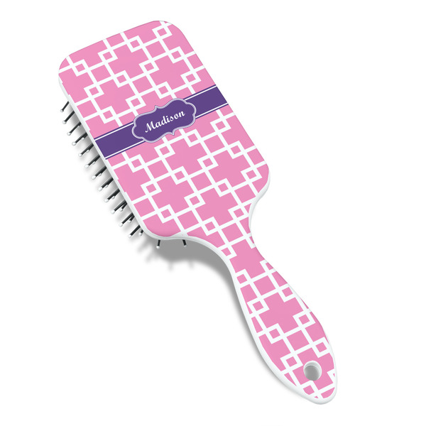 Linked Squares Hair Brush - Angle View