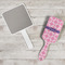 Linked Squares Hair Brush - In Context