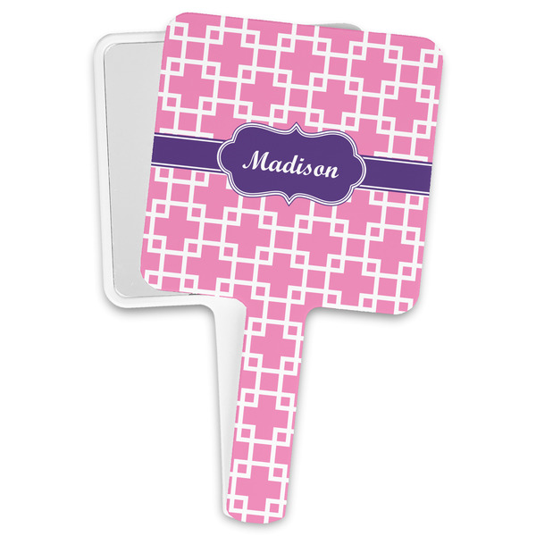 Custom Linked Squares Hand Mirror (Personalized)