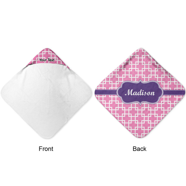 Linked Squares Hooded Baby Towel- Approval