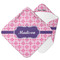 Linked Squares Hooded Baby Towel- Main