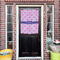 Linked Squares House Flags - Double Sided - (Over the door) LIFESTYLE
