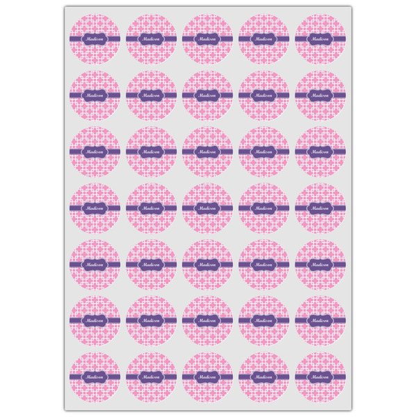 Linked Squares Icing Circle - XSmall - Set of 35