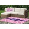 Linked Squares Outdoor Mat & Cushions