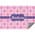 Linked Squares Indoor / Outdoor Rug (Personalized)