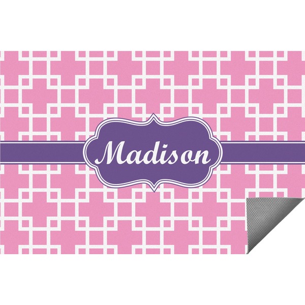 Custom Linked Squares Indoor / Outdoor Rug (Personalized)