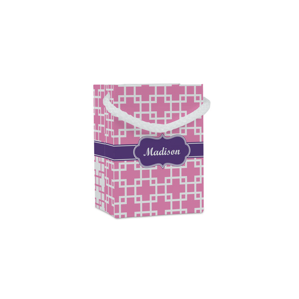 Custom Linked Squares Jewelry Gift Bags - Gloss (Personalized)