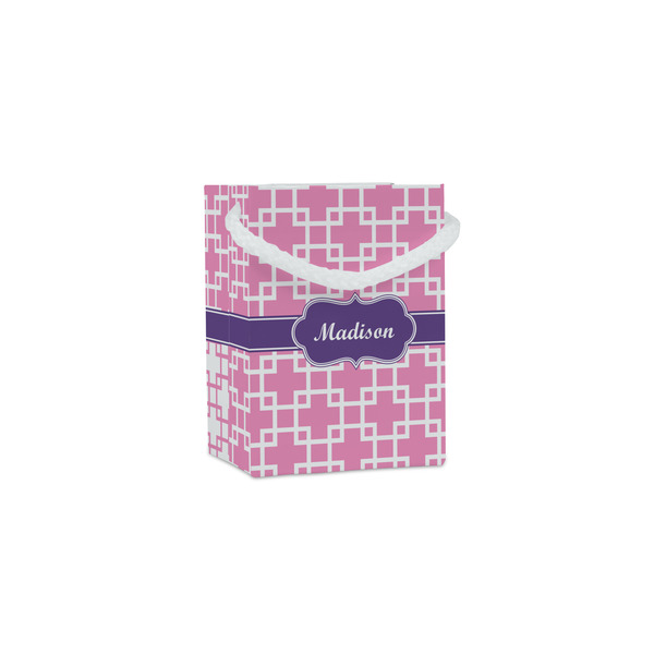 Custom Linked Squares Jewelry Gift Bags - Matte (Personalized)