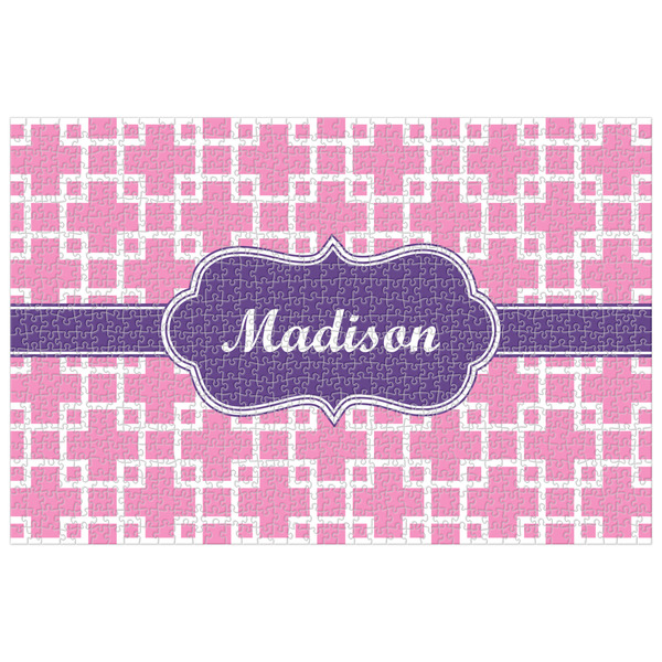 Custom Linked Squares Jigsaw Puzzle - 1000-piece (Personalized)