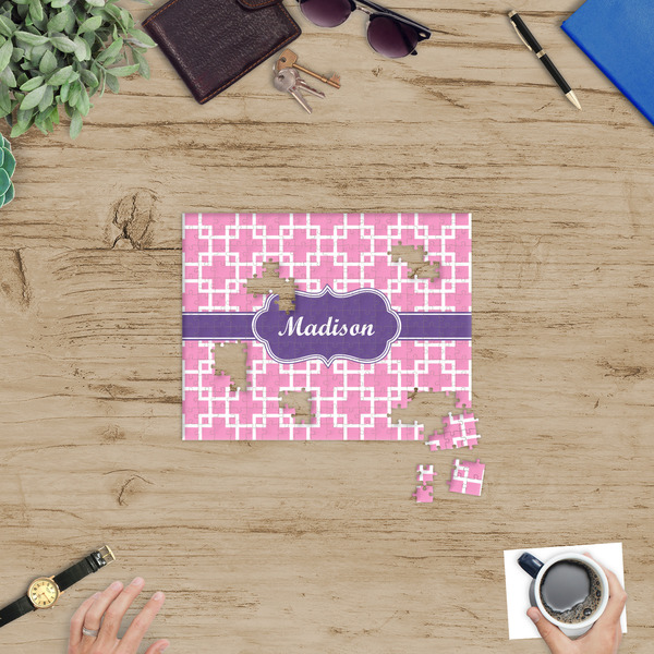 Linked Squares Jigsaw Puzzle 252 Piece - In Context