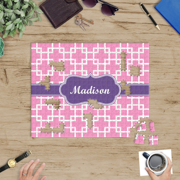 Linked Squares Jigsaw Puzzle 500 Piece - In Context