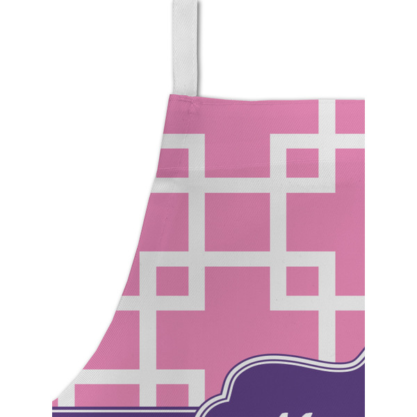 Linked Squares Kid's Aprons - Detail