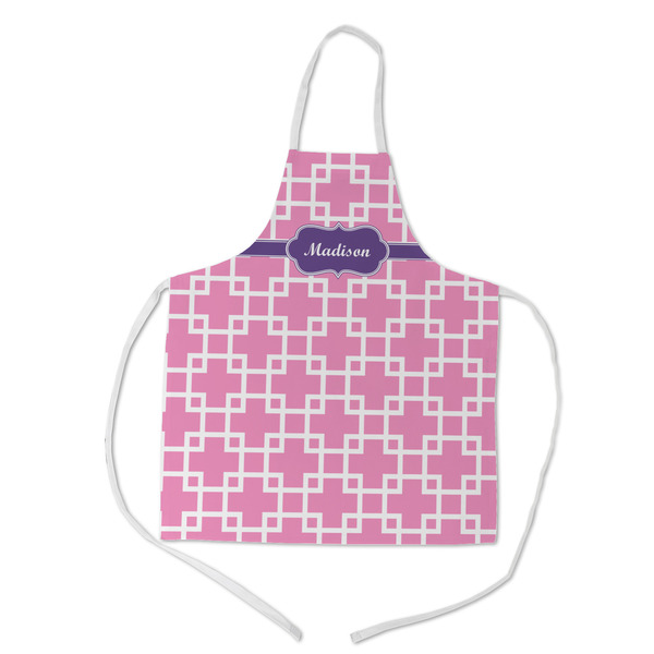 Custom Linked Squares Kid's Apron w/ Name or Text