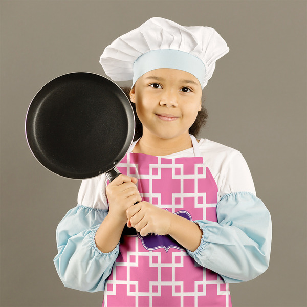 Linked Squares Kid's Aprons - Medium - Lifestyle