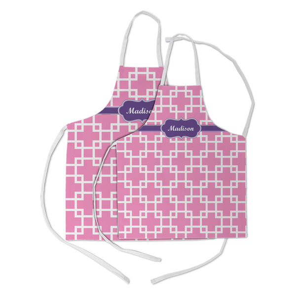 Linked Squares Kid's Aprons - Parent - Main