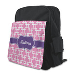 Linked Squares Preschool Backpack (Personalized)
