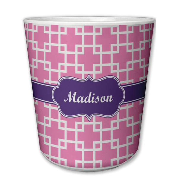 Custom Linked Squares Plastic Tumbler 6oz (Personalized)
