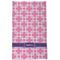 Linked Squares Kitchen Towel - Poly Cotton - Full Front