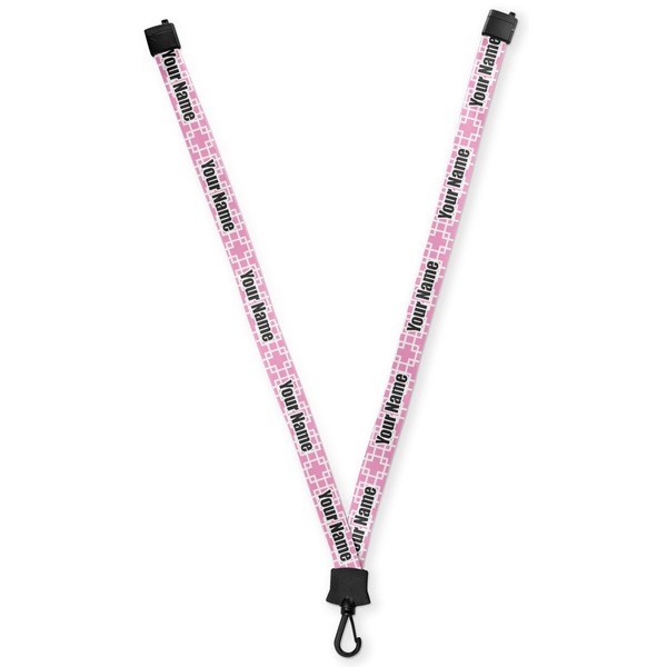 Custom Linked Squares Lanyard (Personalized)