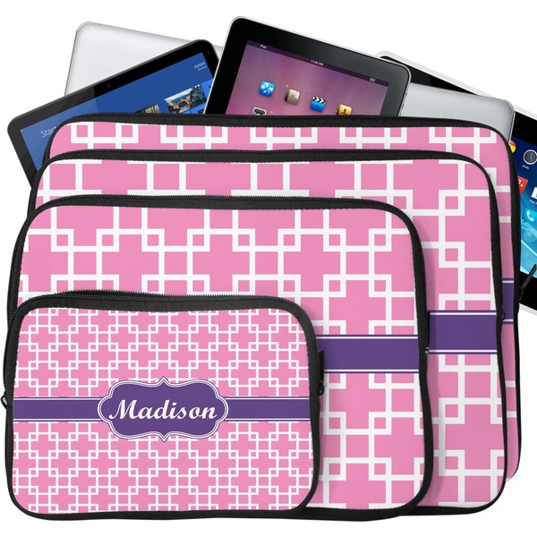 Linked Squares Laptop Case Sizes