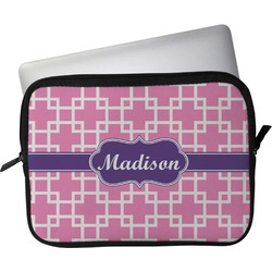Linked Squares Laptop Sleeve / Case - 15" (Personalized)