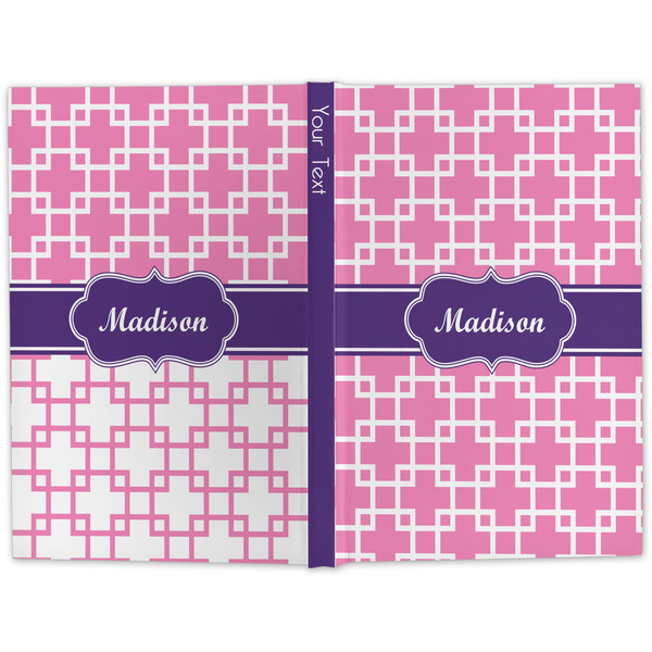 Linked Squares Large Hard Cover Journal - Apvl