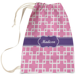 Linked Squares Laundry Bag (Personalized)