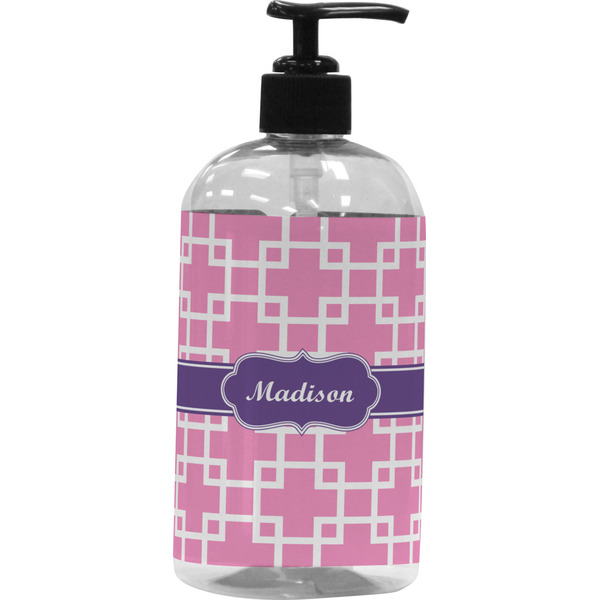 Custom Linked Squares Plastic Soap / Lotion Dispenser (Personalized)