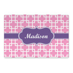Linked Squares Large Rectangle Car Magnet (Personalized)
