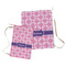 Linked Squares Laundry Bag - Both Bags
