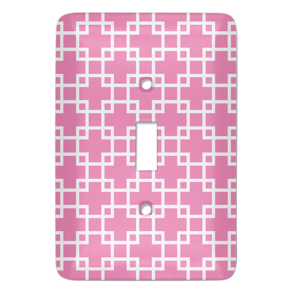 Custom Linked Squares Light Switch Cover (Single Toggle)