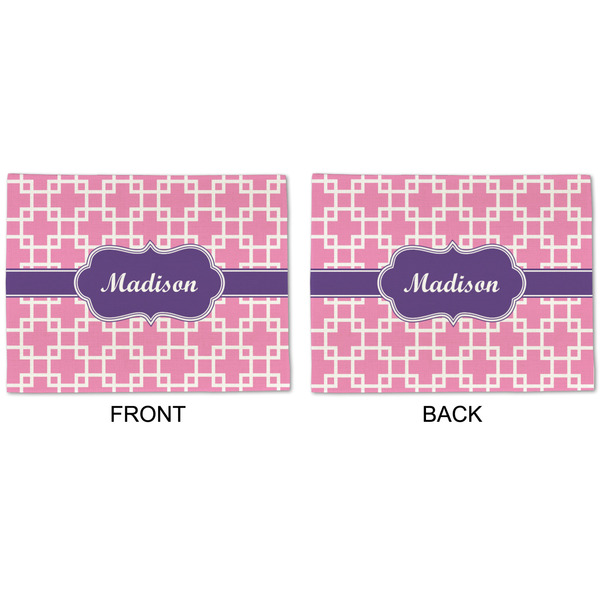 Linked Squares Linen Placemat - APPROVAL (double sided)