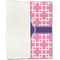 Linked Squares Linen Placemat - Folded Half