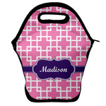 Linked Squares Lunch Bag w/ Name or Text