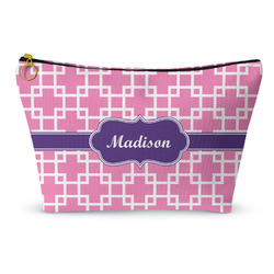 Linked Squares Makeup Bag - Large - 12.5"x7" (Personalized)