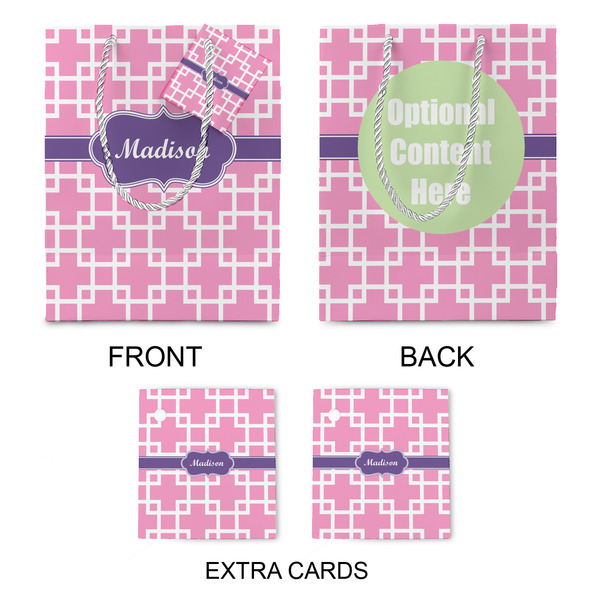 Linked Squares Medium Gift Bag - Approval