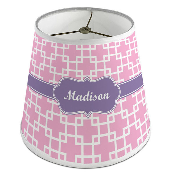 Custom Linked Squares Empire Lamp Shade (Personalized)