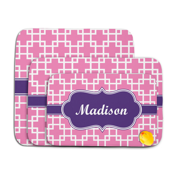 Linked Squares Memory Foam Bath Mat - MAIN PARENT