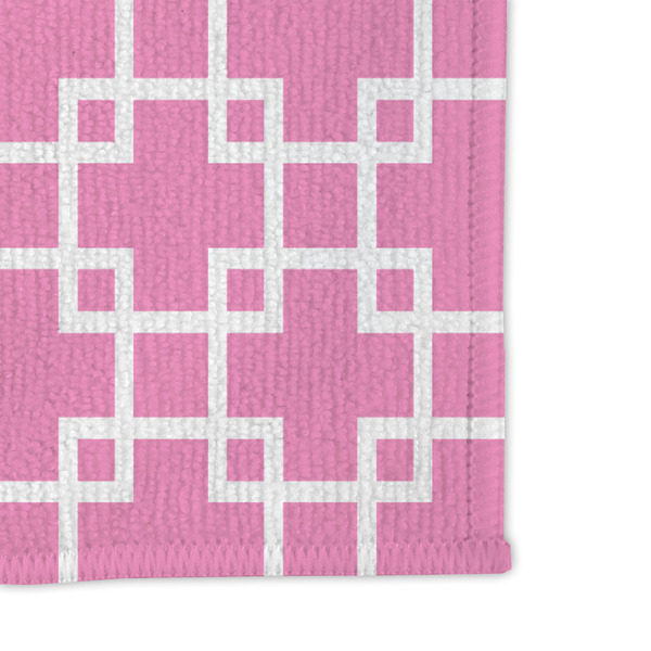 Linked Squares Microfiber Dish Rag - DETAIL