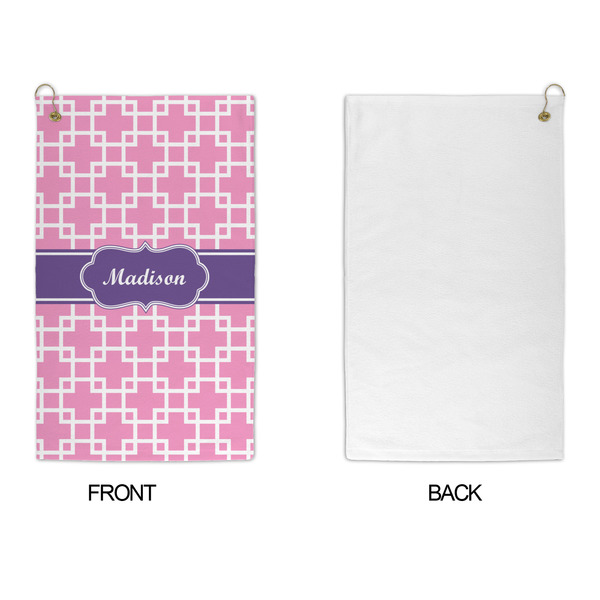 Linked Squares Microfiber Golf Towels - APPROVAL